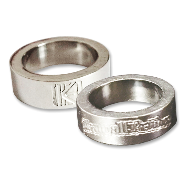 KrawallBrüder  - KB Logo, Edelstahlring