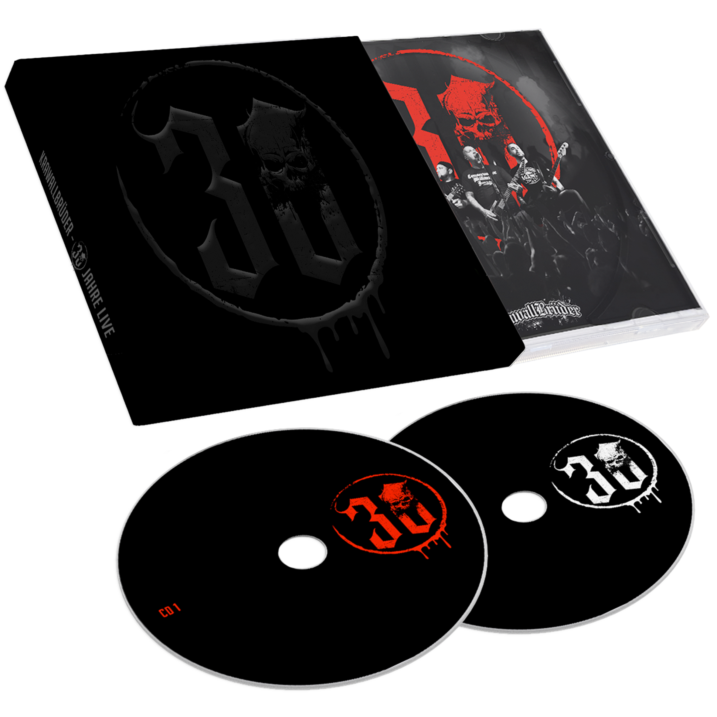 KrawallBrüder - 30 Jahre LIVE, DoCD im Schuber lim. 2000