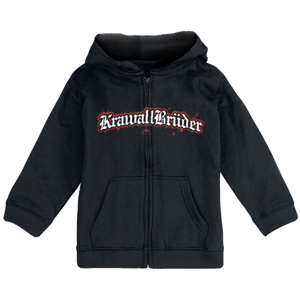 KrawallBrüder  - Logo, Kinder Kapuzenjacke [schwarz]