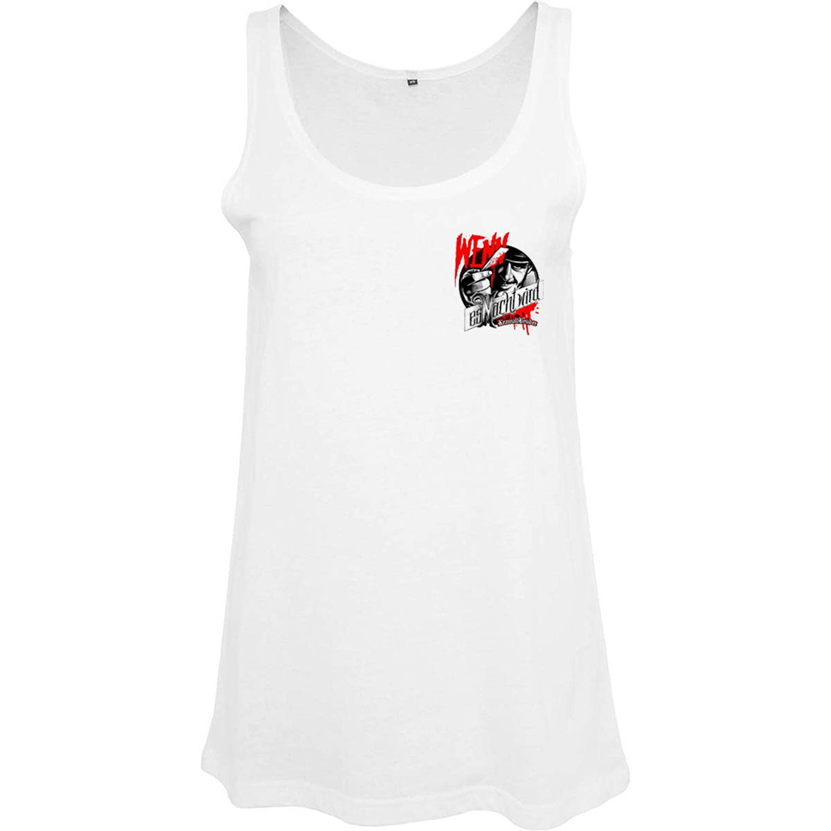 KrawallBrüder - Wenn es Nacht wird, Girl-Tank Top [weiß]