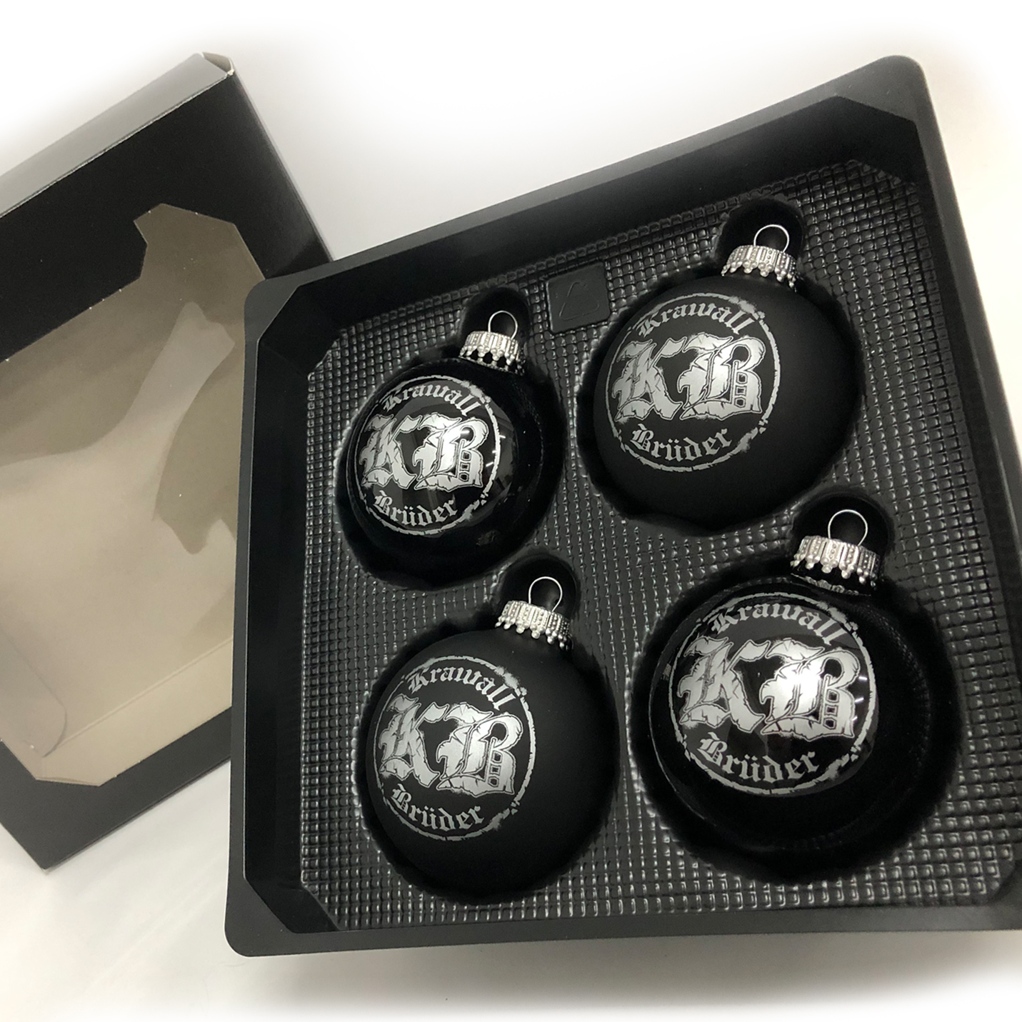 KrawallBrüder - Logo, Weihnachtskugeln im Set lim. 222