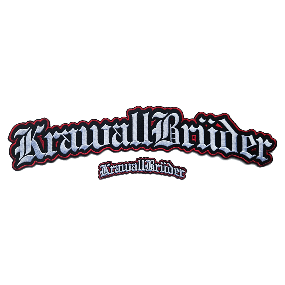 KrawallBrüder - KB Logo, Aufnäher verschiedene Größen