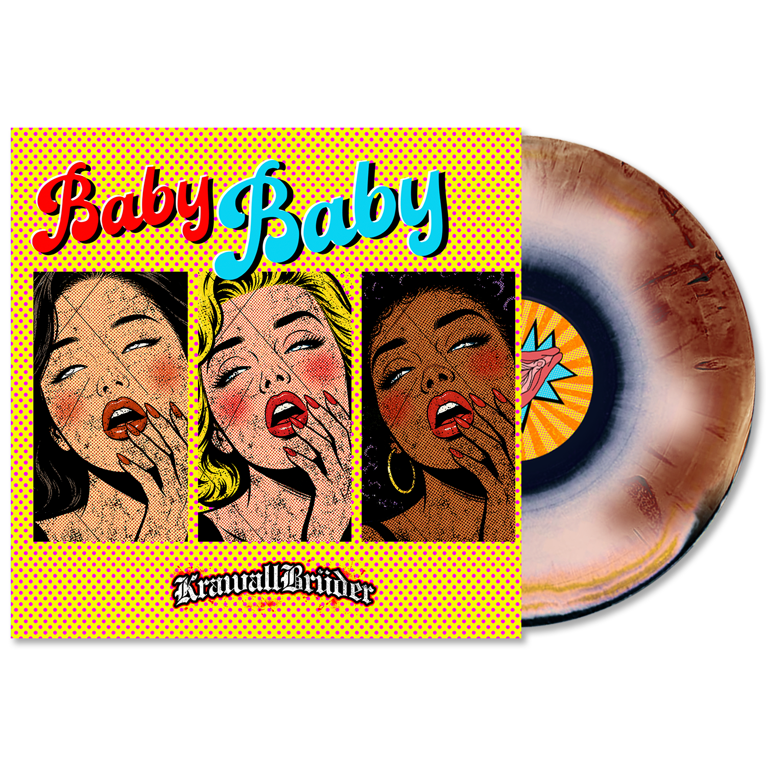 KrawallBrüder - Baby Baby, 12" lim. 300 verschiedene Farben