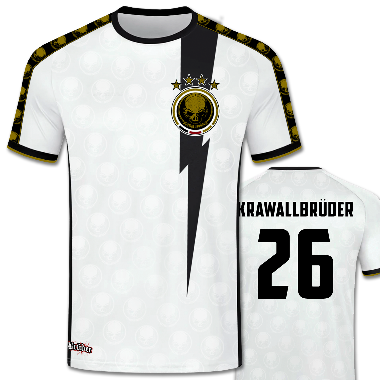 KrawallBrüder - WM 2026, Trikot weiss