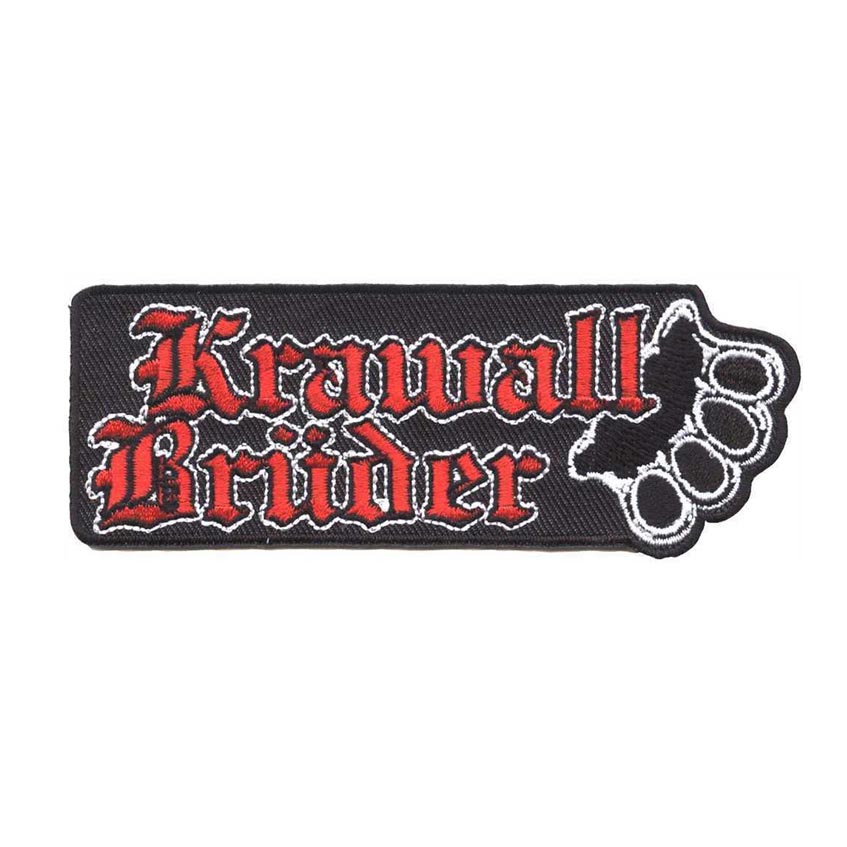 KrawallBrüder  - Schlagring, Aufnäher