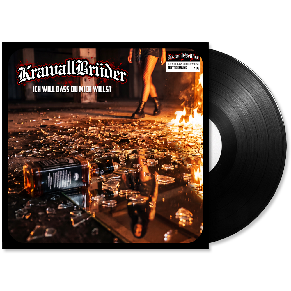 KrawallBrüder - Ich will, dass du mich willst, 12" lim. 15 TESTPRESSUNG