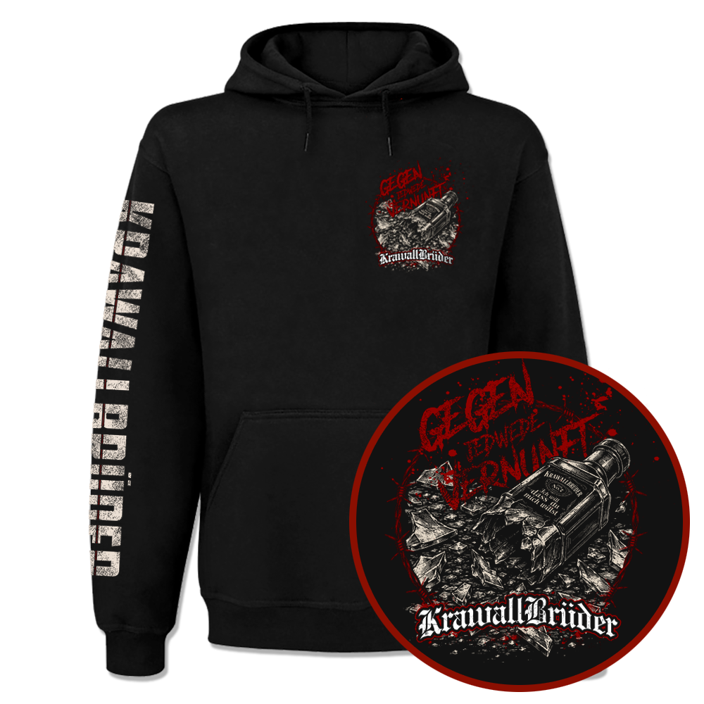 KrawallBrüder - Ich will, dass du mich willst, Kapuzenpullover schwarz