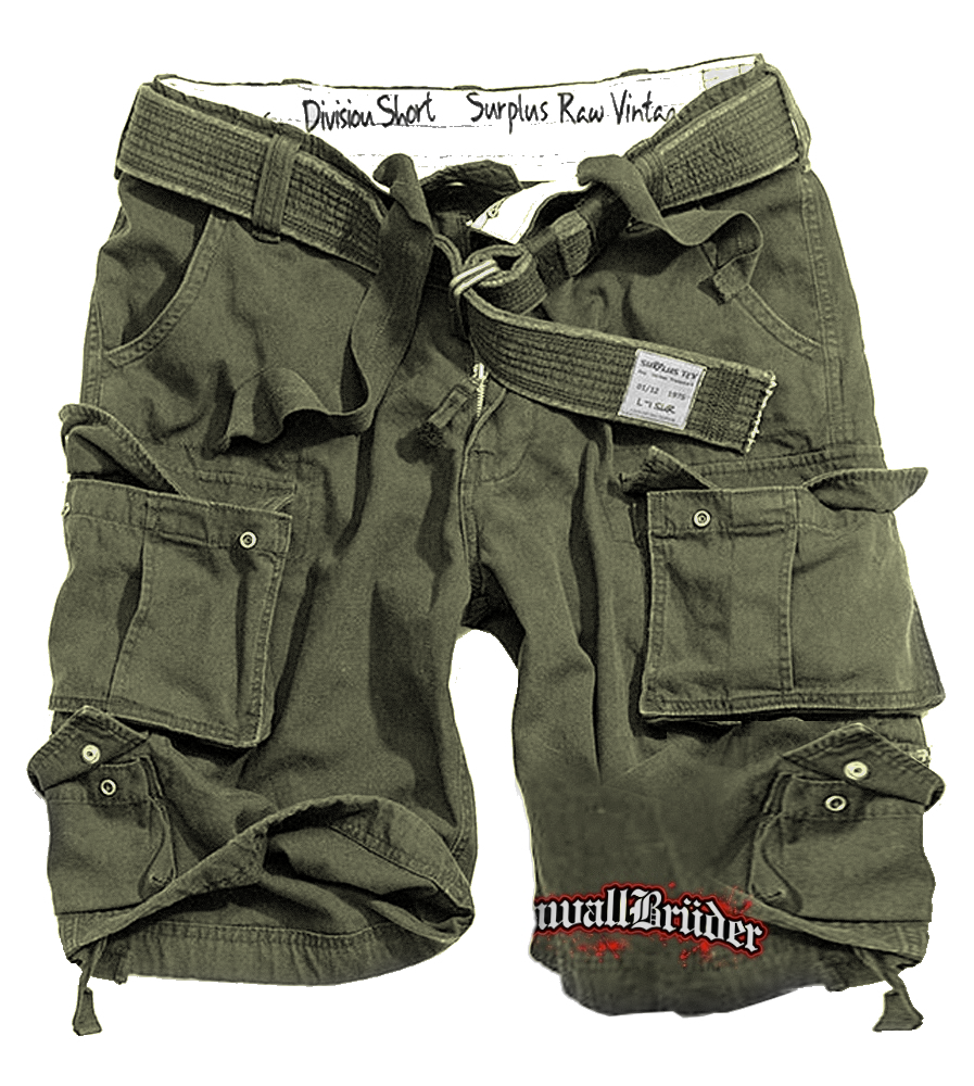 KrawallBrüder - Logo, Division Short [oliv]
