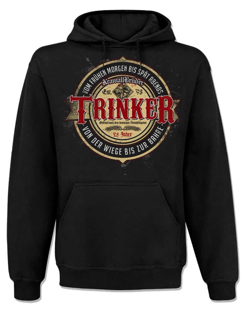KrawallBrüder - Trinker, Kapu [schwarz]