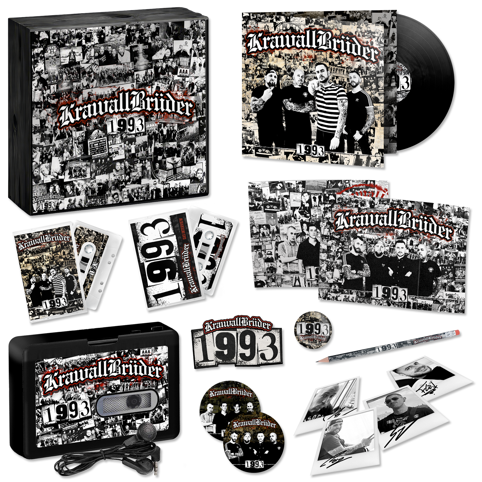 KrawallBrüder - 1993, LP Box lim. 111, schwarzes Vinyl