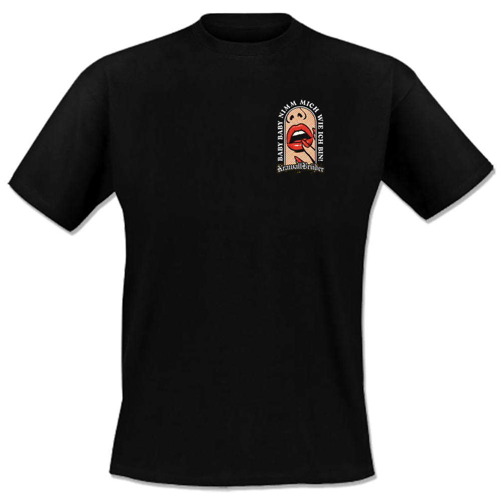 KrawallBrüder - Baby Baby Muschi, T-Shirt schwarz