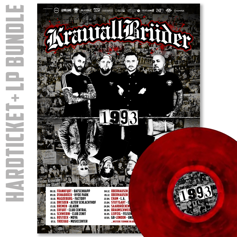 KrawallBrüder - "1993" Tour KÖLN Ticket, verschiedene Ausführungen