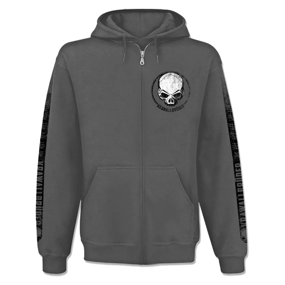 KrawallBrüder - Skull 24, Kapuzenjacke, grau