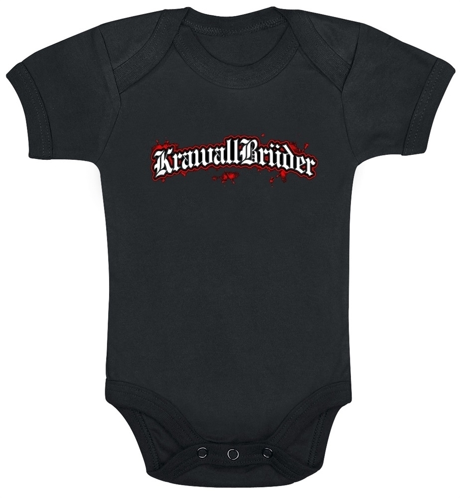 KrawallBrüder - Logo, Baby Body [schwarz]