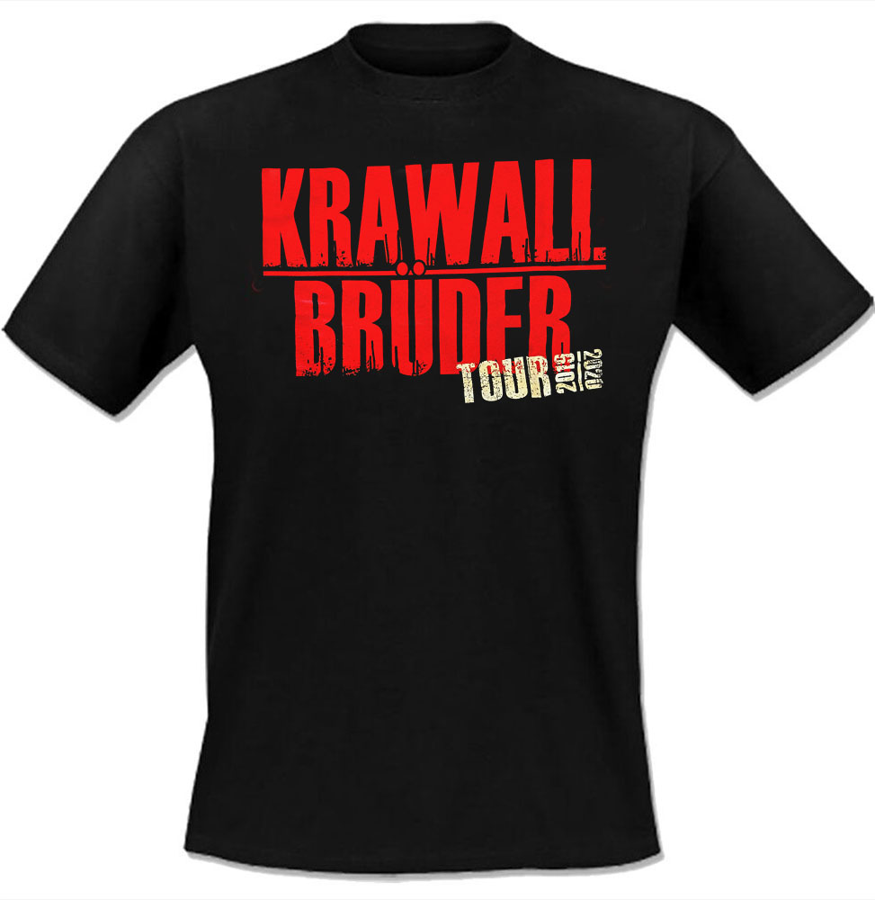 KrawallBrüder - Tourshirt 2019/202 [schwarz] AKTION