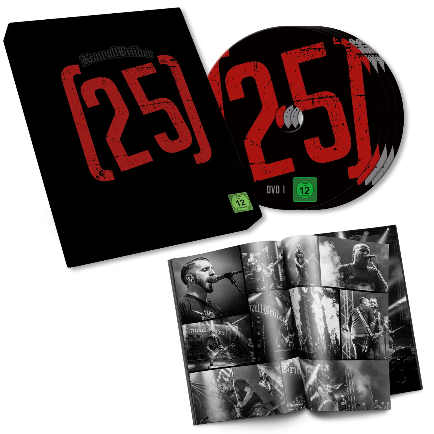 KrawallBrüder - 25 Jahre LIVE, 4 DVD-Box lim. 1000