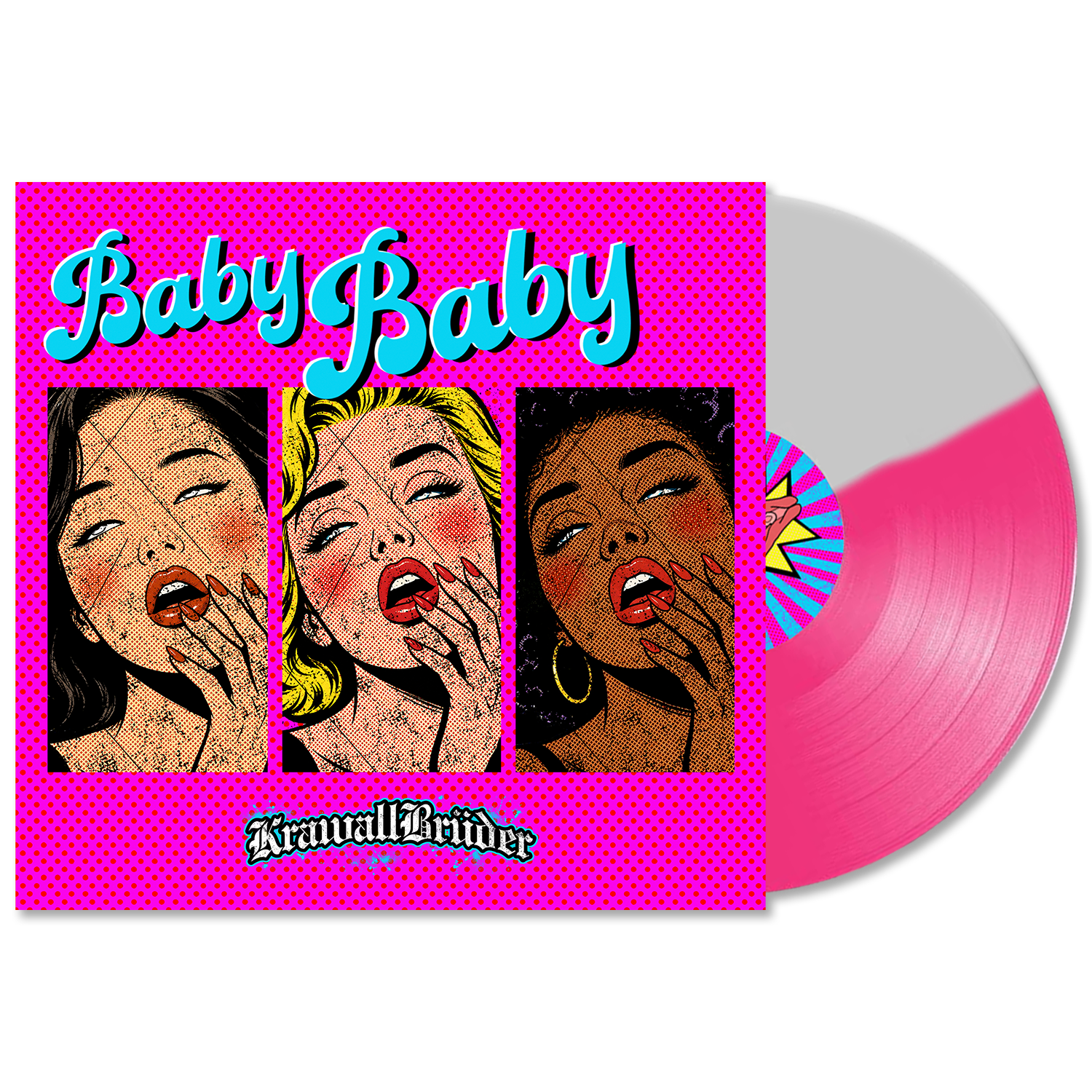 KrawallBrüder - Baby Baby, 12" lim. 300 verschiedene Farben