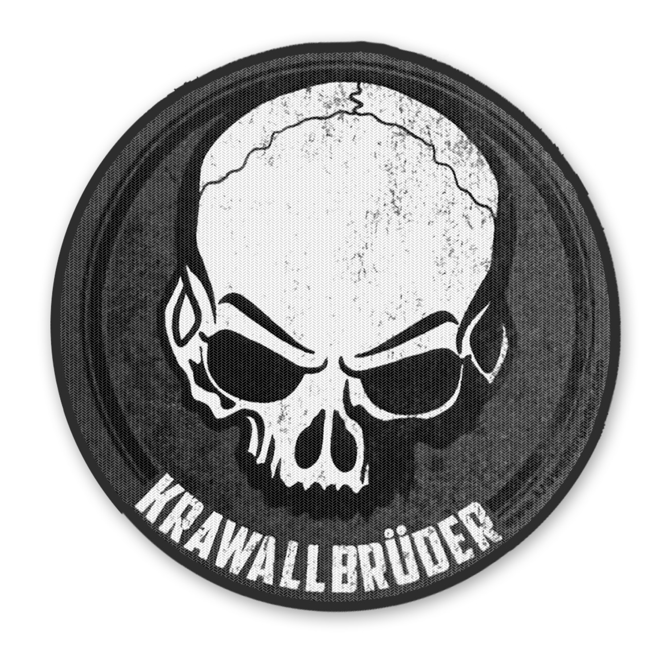 KrawallBrüder  - Skull 24 Aufnäher