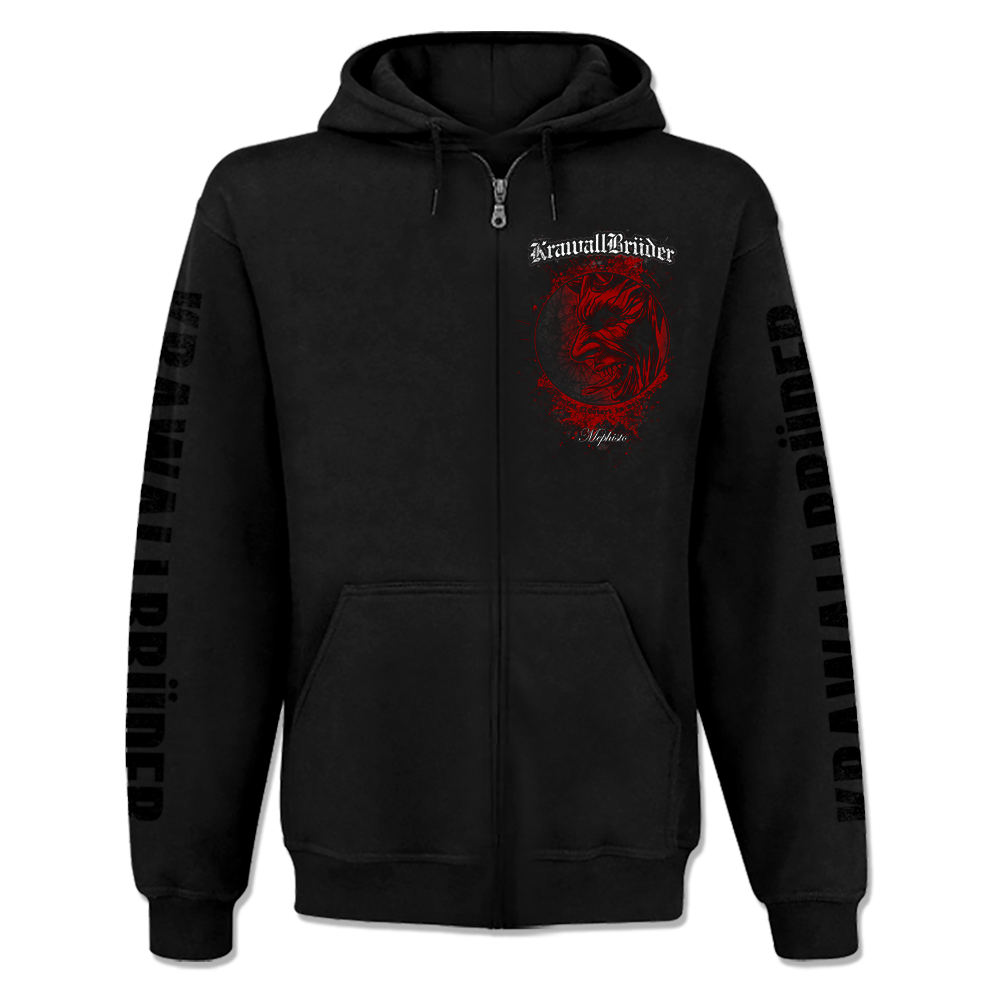 KrawallBrüder - Mephisto, Kapu-Zipp, schwarz AKTION