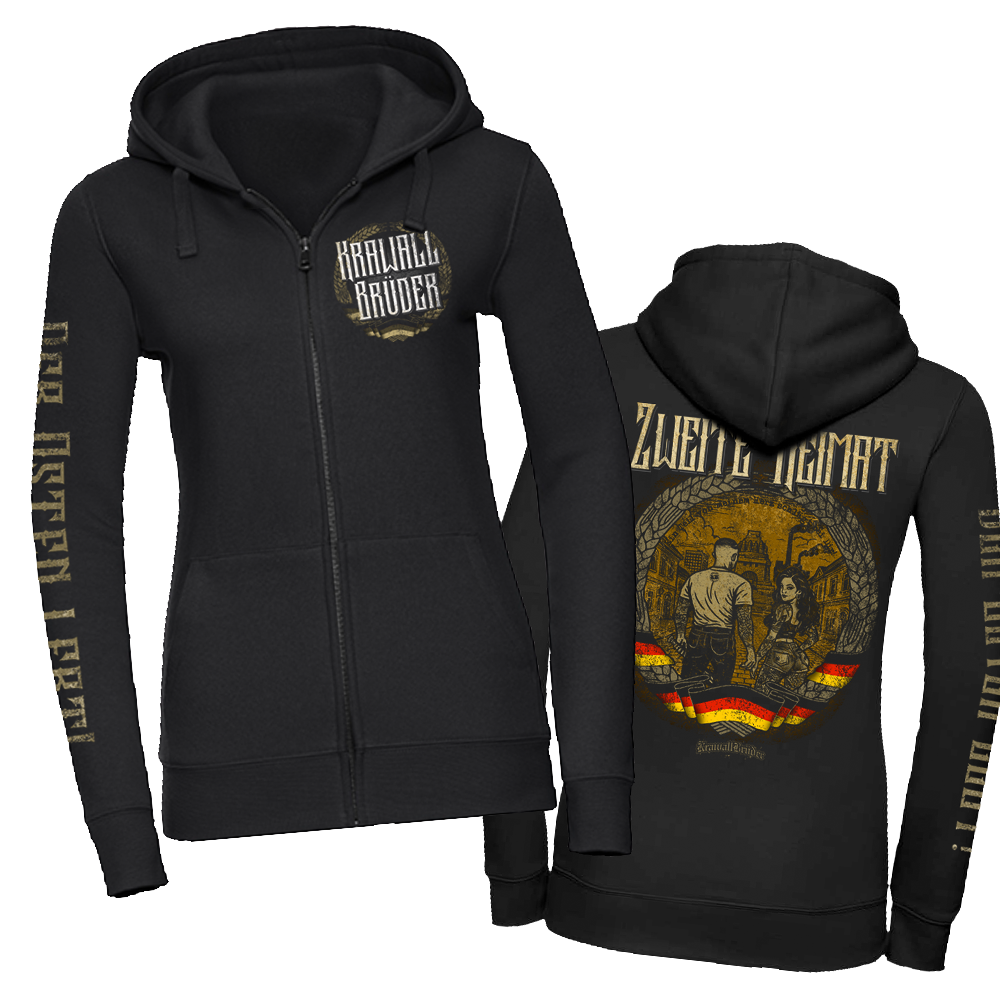 KrawallBrüder - Zweite Heimat II, Girly Kapuzen Zippjacke AKTION