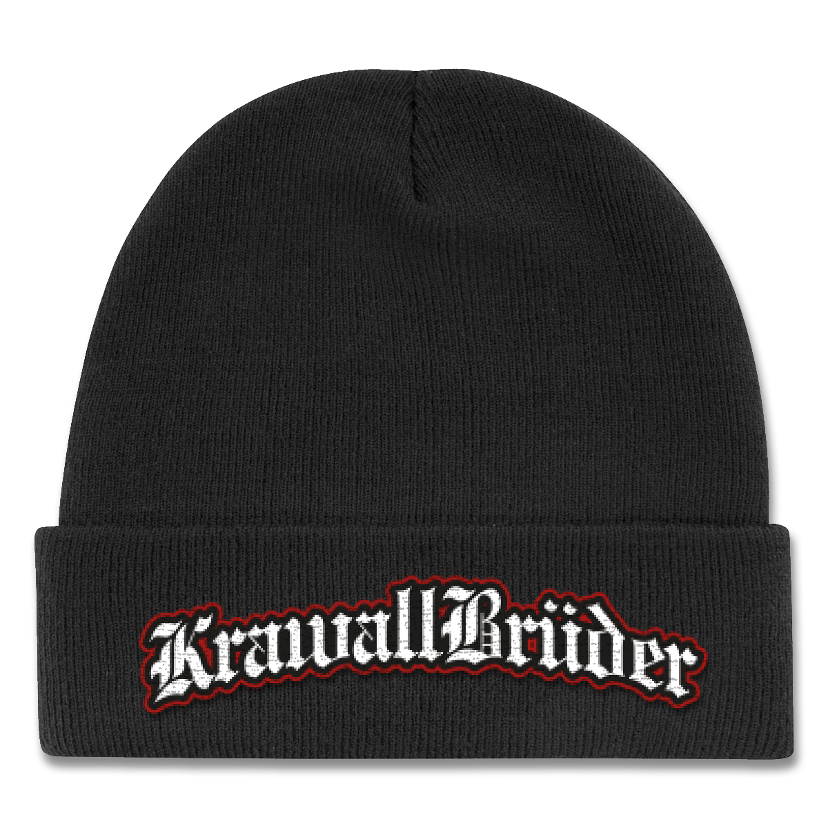 KrawallBrüder  - Logo,  Beanie / Strickmütze [schwarz]