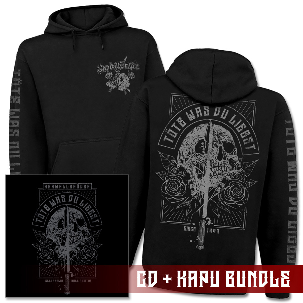 KrawallBrüder - Töte was Du liebst, Kapu + CD Bundle
