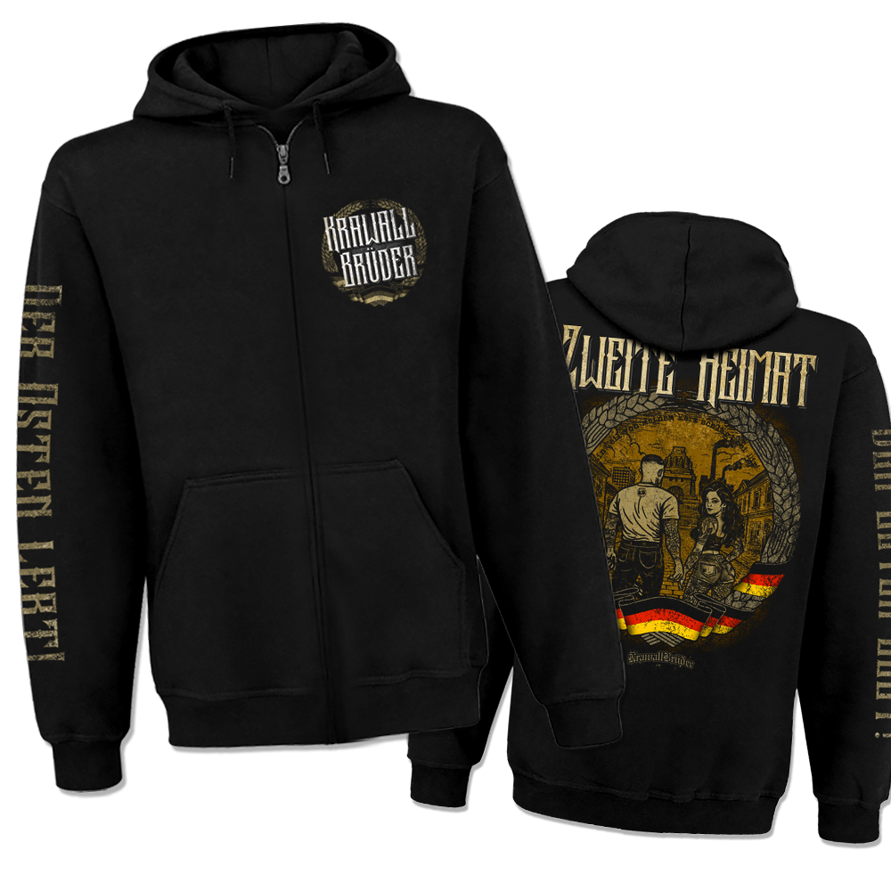 KrawallBrüder - Zweite Heimat II, Kapuzen Zippjacke AKTION