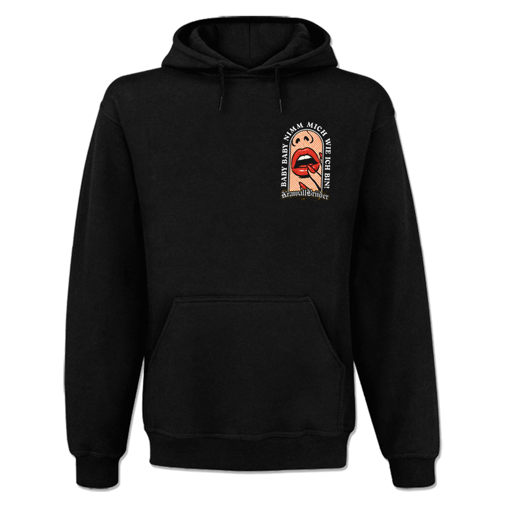 KrawallBrüder - Baby Baby Muschi, Kapuzenpullover schwarz
