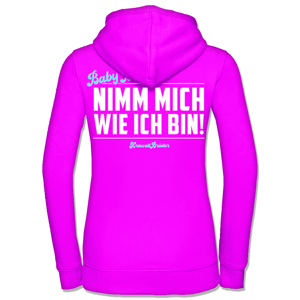 KrawallBrüder - Baby Baby, Girls-Hoody pink