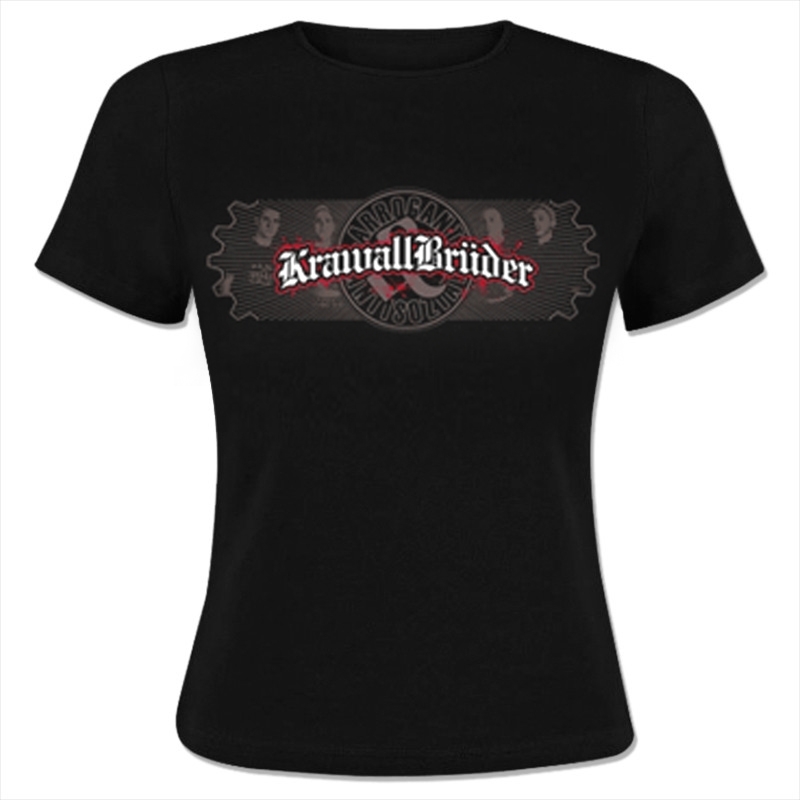 KrawallBrüder - Antisozial, Girl-Shirt [schwarz]