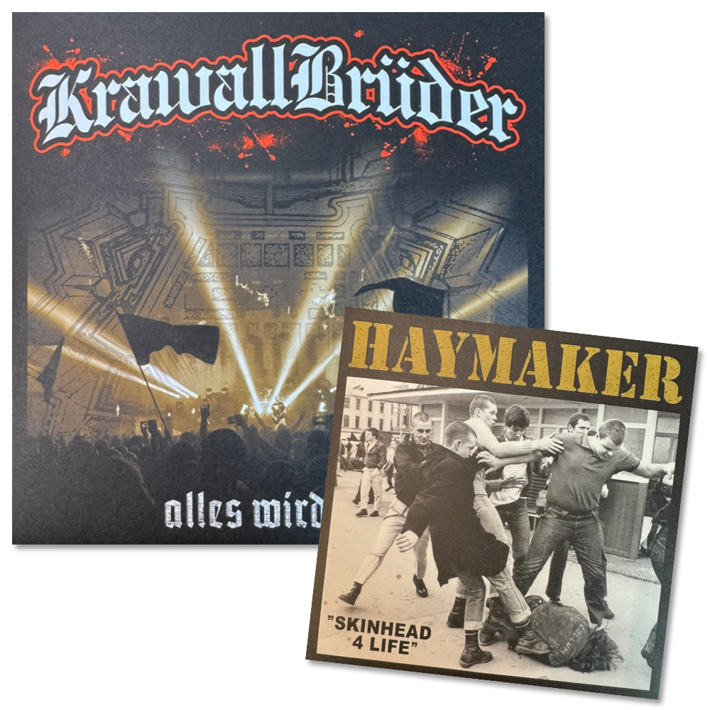 KrawallBrüder / Haymaker - Split E.P., 7" lim. 116, verschiedene Farben