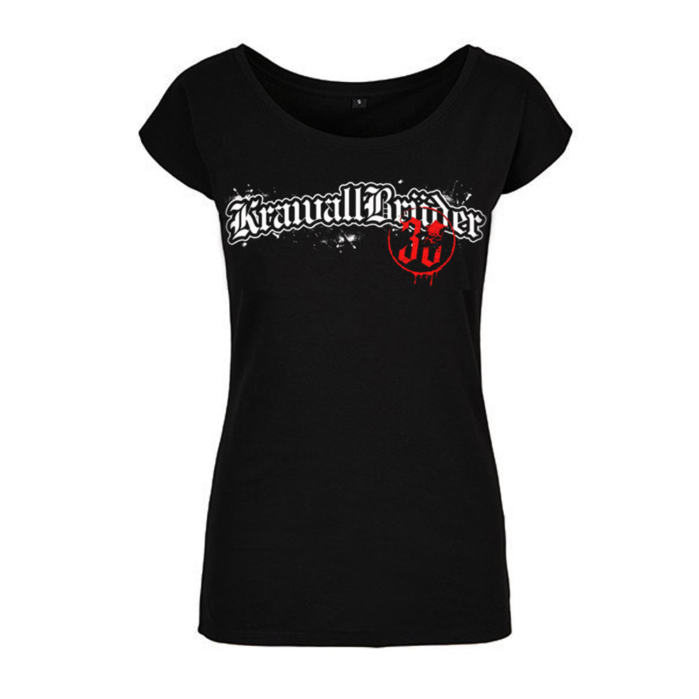 KrawallBrüder - 30 Jahre / Vier wie Brüder, Girl Shirt, schwarz AKTION
