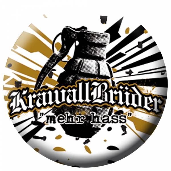 KrawallBrüder - Mehr Hass Granate, Button