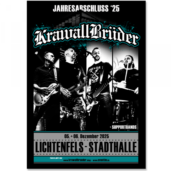 KrawallBrüder - Jahresabschluss '25, 05.+ 06. Dez 2025 Lichtenfels Ticket