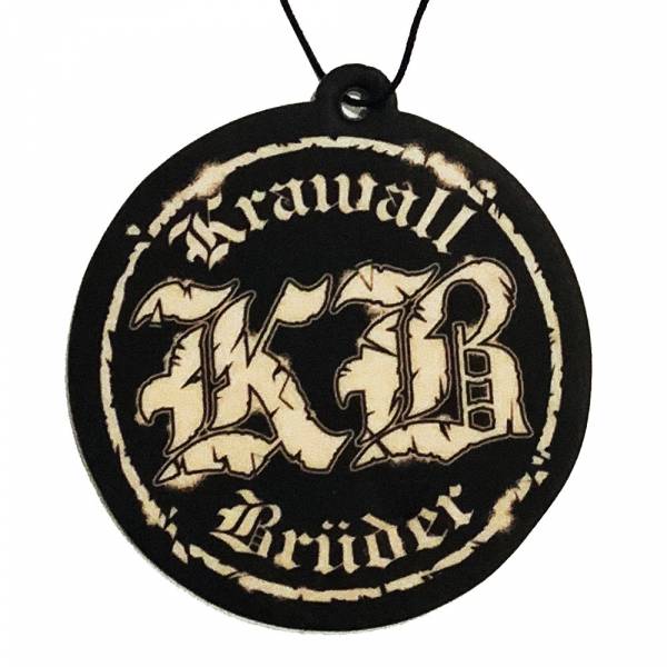 KrawallBrüder - Logo rund / Vanille, Lufterfrischer / Duft-Aufhänger