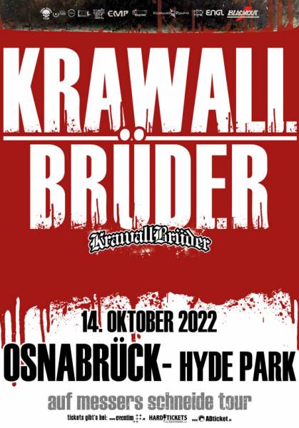 14.10.22 - Ticket KrawallBrüder AMS Tour: Osnabrück