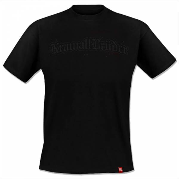 KrawallBrüder - Logo schwarz, T-Shirt [schwarz]