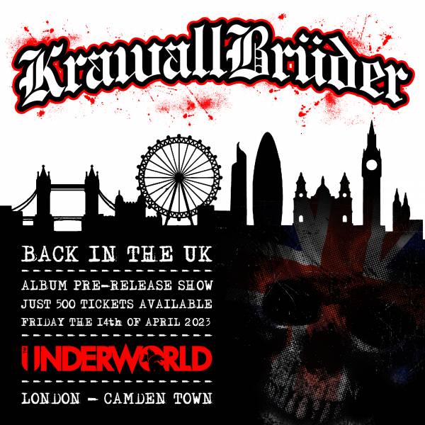 KrawallBrüder - London 14/04/23, Ticket ALBUM-PRE-RELEASE-SHOW