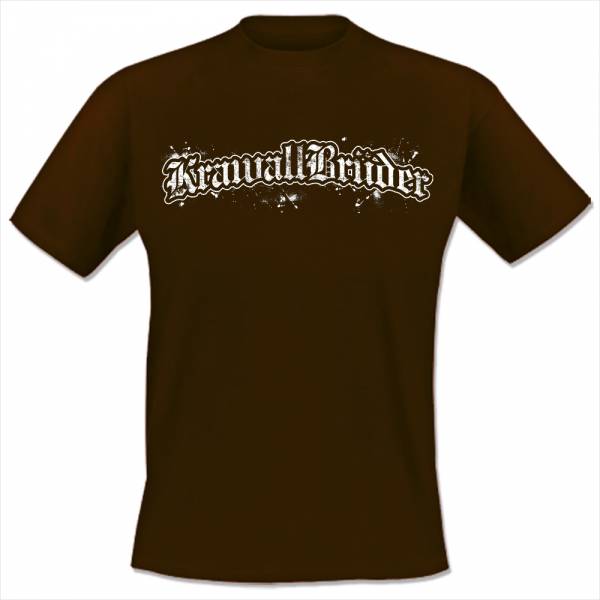 KrawallBrüder - HMFI / Skull, T-Shirt [braun]