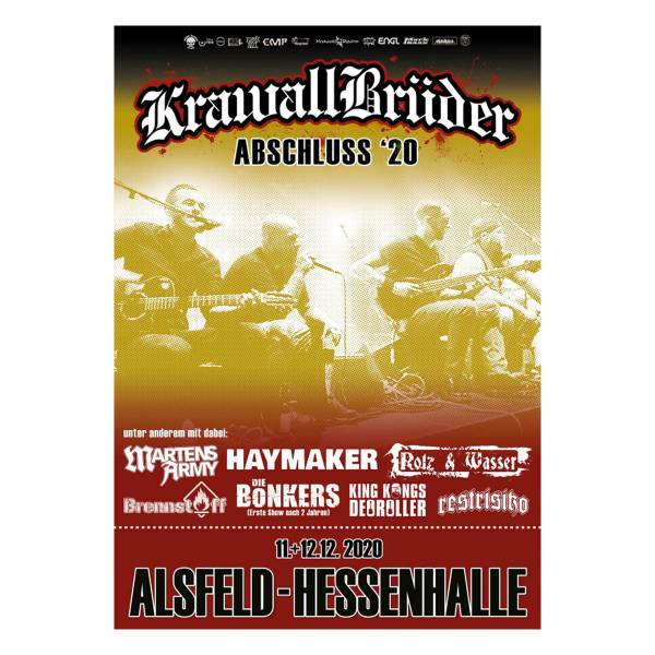 KrawallBrüder - Jahresabschluss Ticket 2020 (Early Bird)