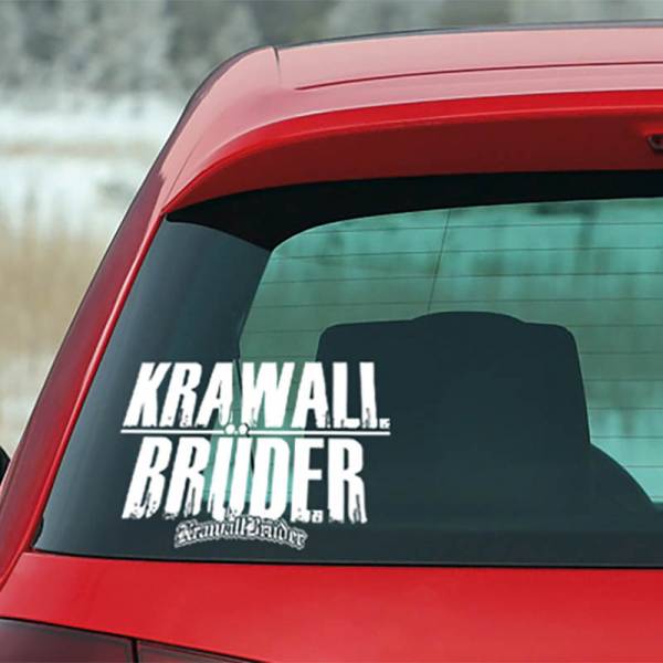 KrawallBrüder - AMS Heckscheibenaufkleber klein
