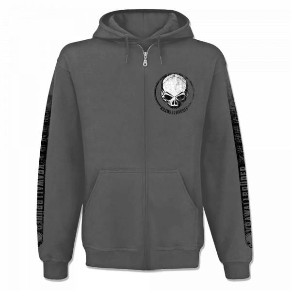 KrawallBrüder - Skull 24, Kapuzenjacke, grau