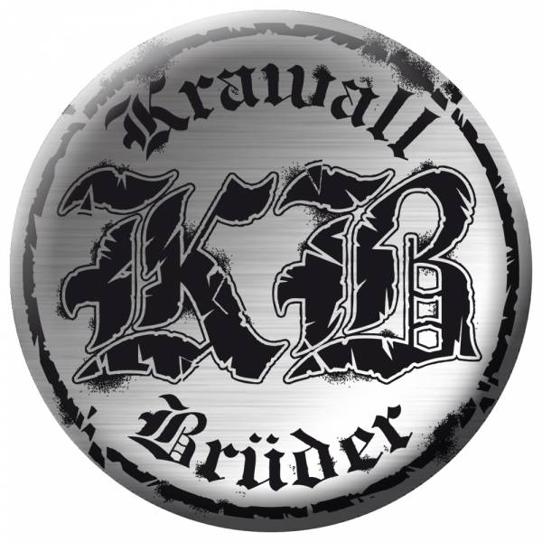 KrawallBrüder - Logo Chrom, Button