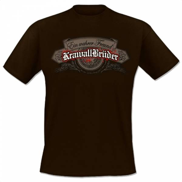 KrawallBrüder - Ein wahrer Freund, T-Shirt [braun]