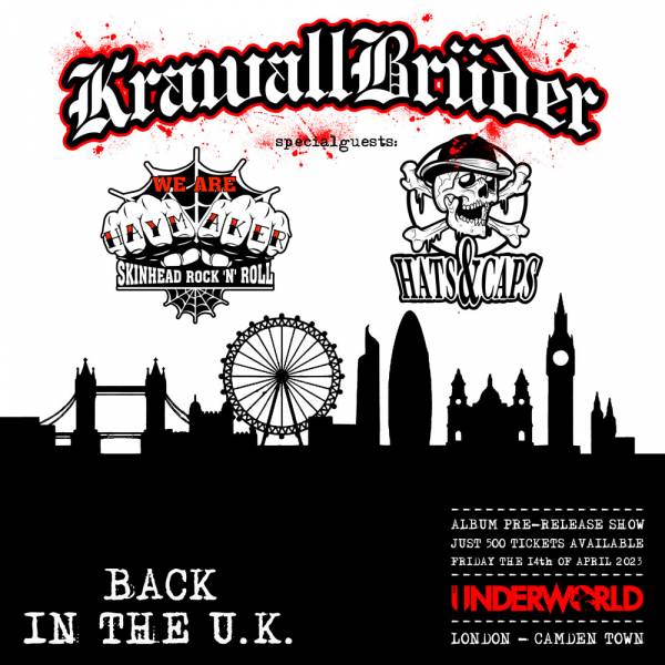 KrawallBrüder - London 14/04/23, Ticket ALBUM-PRE-RELEASE-SHOW