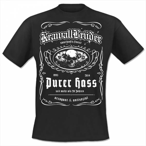 KrawallBrüder - Saarlands Finest, T-Shirt [anthrazit]