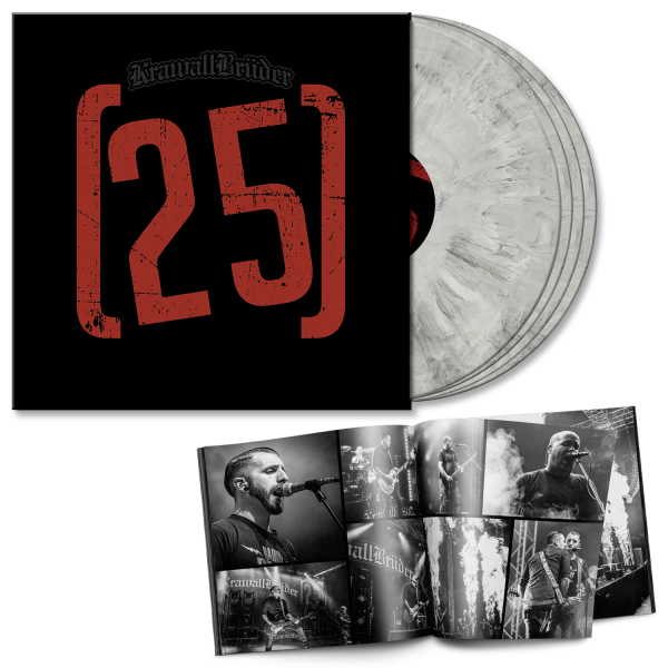 KrawallBrüder - 25 Jahre LIVE, 4 LP-Box lim. 300 weiss/schwarz marmoriert VORBESTELLUNG