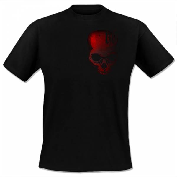 KrawallBrüder - Red Skull, T-Shirt [schwarz]